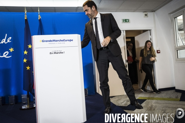 Christophe Castaner, la Grande Marche pour l Europe.