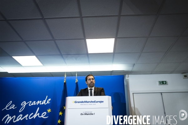 Christophe Castaner, la Grande Marche pour l Europe.