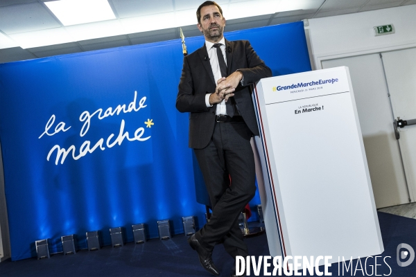 Christophe Castaner, la Grande Marche pour l Europe.