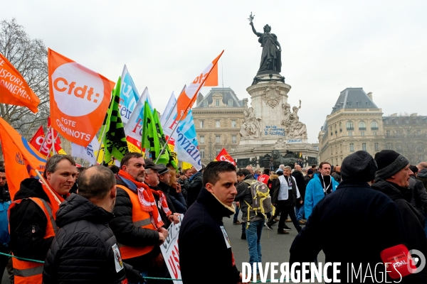 Manifestation nationale des cheminots du 22 Mars 2018