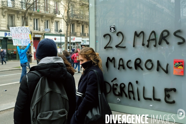 Manifestation nationale des cheminots du 22 Mars 2018