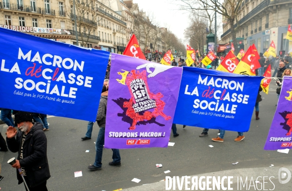 Manifestation nationale des cheminots du 22 Mars 2018