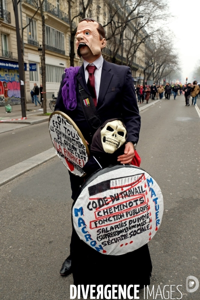 Manifestation nationale des cheminots du 22 Mars 2018