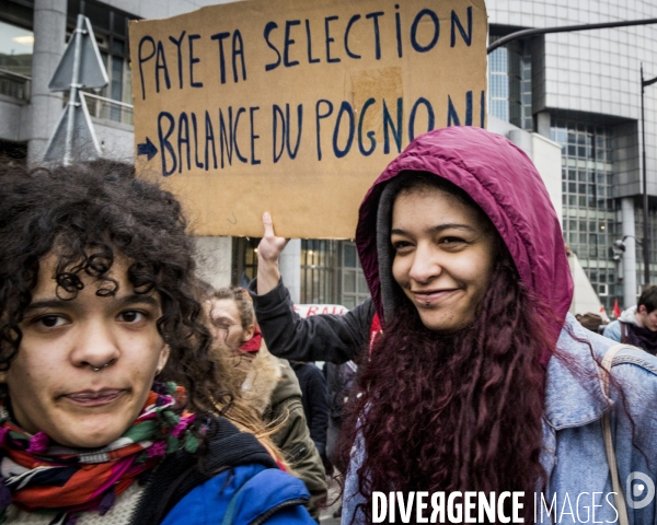 Manifestation des cheminots et de la fonction publique - Paris, 22 Mars 2018