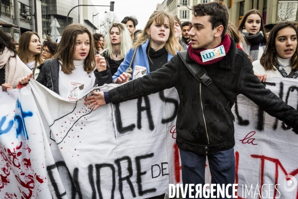 Manifestation des cheminots et de la fonction publique - Paris, 22 Mars 2018