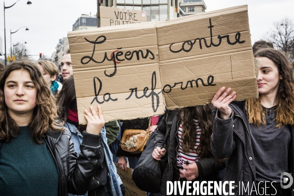 Manifestation des cheminots et de la fonction publique - Paris, 22 Mars 2018