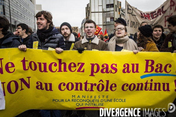 Manifestation des cheminots et de la fonction publique - Paris, 22 Mars 2018
