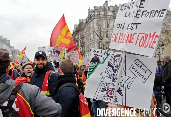 Manifestation nationale des cheminots