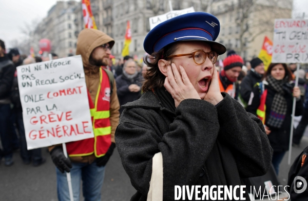 Manifestation nationale des cheminots