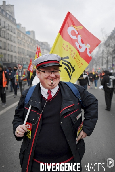 Manifestation nationale des cheminots