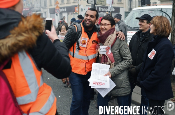 Manifestation nationale des cheminots