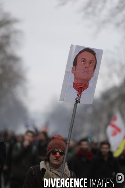 Manifestation des cheminots