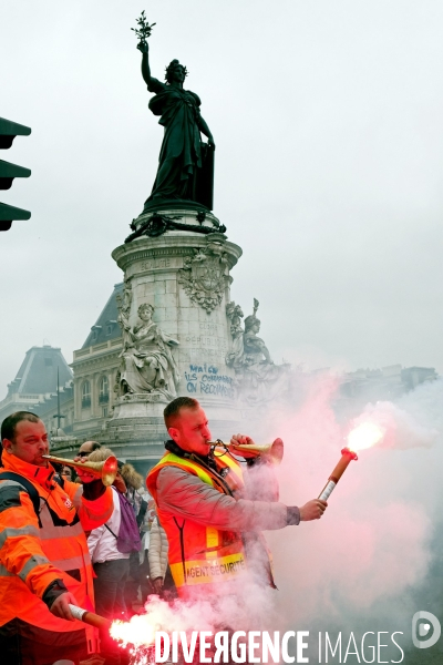 Manifestation nationale des cheminots du 22 Mars 2018