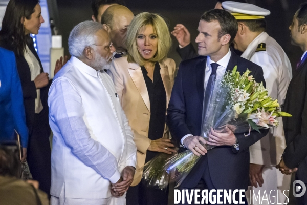Emmanuel Macron en voyage d état en Inde