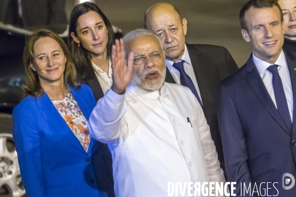 Emmanuel Macron en voyage d état en Inde
