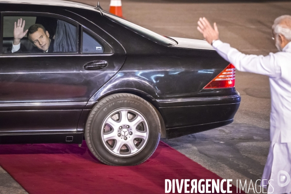 Emmanuel Macron en voyage d état en Inde