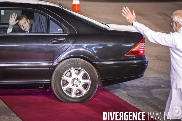 Emmanuel Macron en voyage d état en Inde