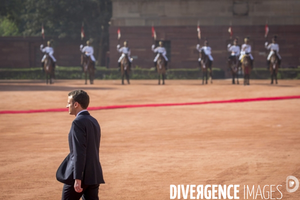Emmanuel Macron en voyage d état en Inde