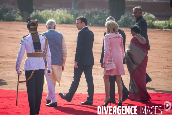 Emmanuel Macron en voyage d état en Inde