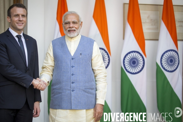 Emmanuel Macron en voyage d état en Inde