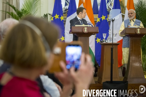 Emmanuel Macron en voyage d état en Inde