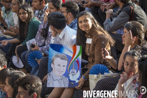 Emmanuel Macron en voyage d état en Inde