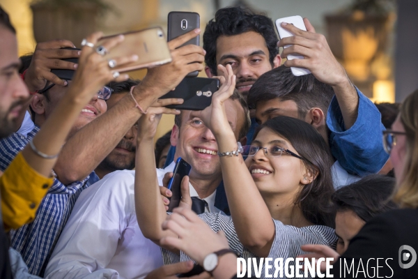 Emmanuel Macron en voyage d état en Inde