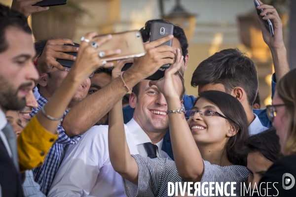 Emmanuel Macron en voyage d état en Inde