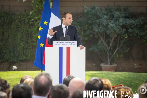Emmanuel Macron en voyage d état en Inde