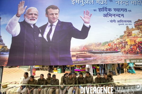 Emmanuel Macron en voyage d état en Inde
