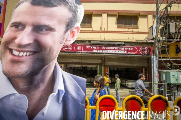Emmanuel Macron en voyage d état en Inde