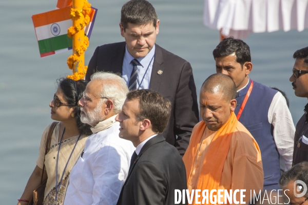 Emmanuel Macron en voyage d état en Inde