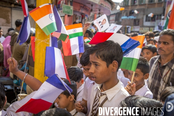 Emmanuel Macron en voyage d état en Inde