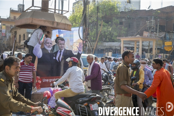 Emmanuel Macron en voyage d état en Inde