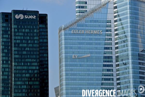 Les tours suez et euler hermes