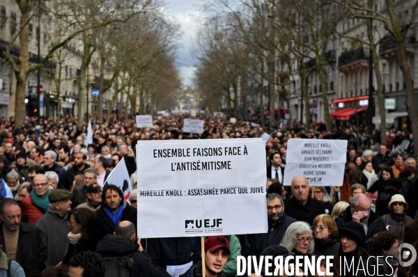 Marche blanche pour Mireille Knoll