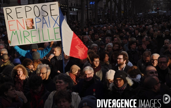 Marche blanche pour Mireille Knoll