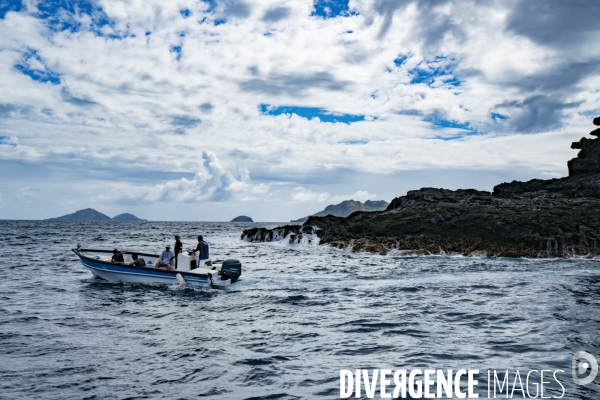 Equipe du projet RESCUE à Makaroa