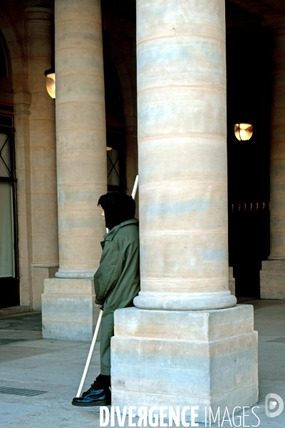 Illustration Mars 2018.Le guerrier du Palais royal