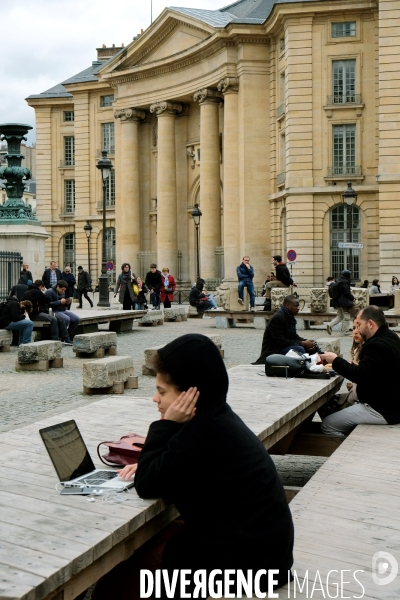 Illustration Mars 2018.Place du panteon réamenagée