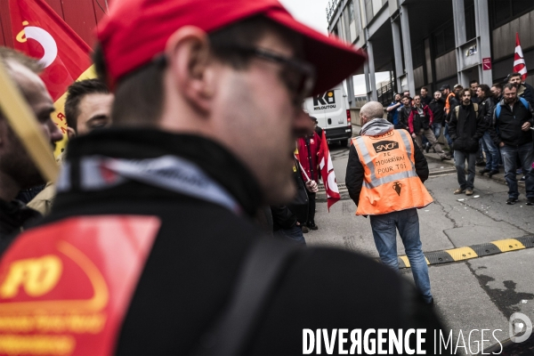 Grève à la SNCF, gare du Nord