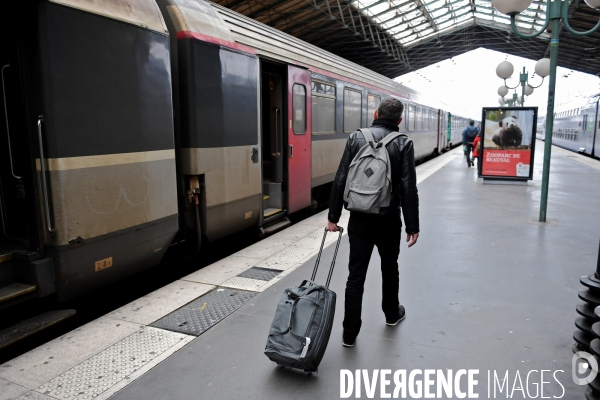 Train Intercité entre paris et Boulogne