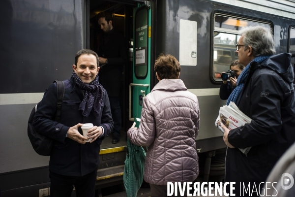 Déplacement unitaire pour la défense du service public ferroviaire.