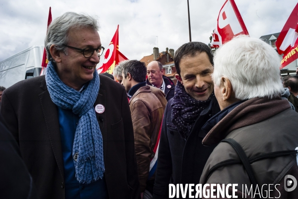 Déplacement unitaire pour la défense du service public ferroviaire.