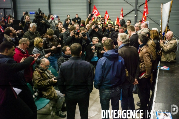 Déplacement unitaire pour la défense du service public ferroviaire.