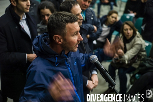 Déplacement unitaire pour la défense du service public ferroviaire.