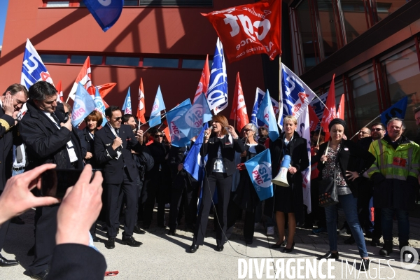 Grève et manifestation des salariés d Air-France