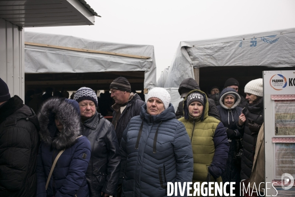 Un village sur la ligne de front ukrainienne.
