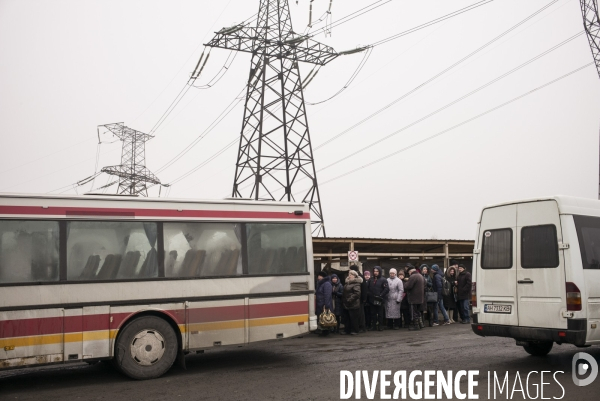 Un village sur la ligne de front ukrainienne.