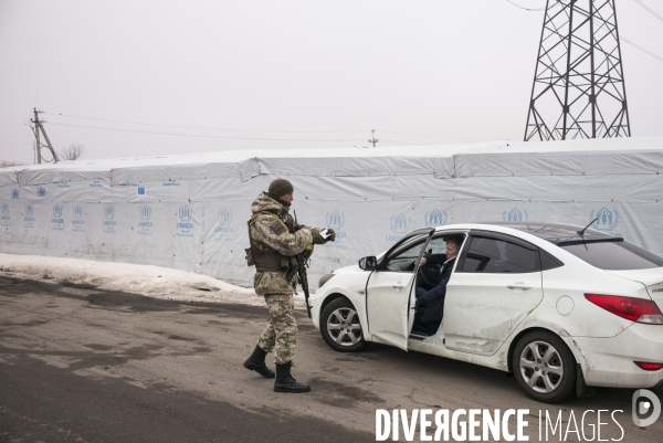 Un village sur la ligne de front ukrainienne.